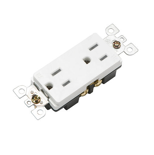 Tamper Resistant Receptacle 15A White