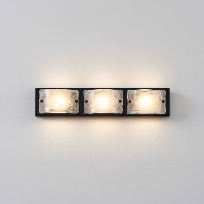 3 Lights Contemporary LED Bathroom Vanity Light, 3 CCT