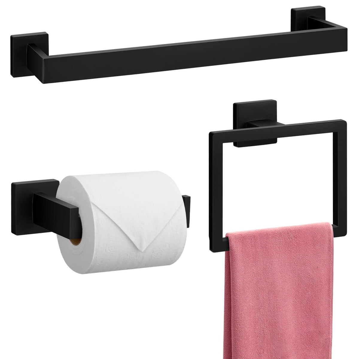 3 Piece Towel Bar Set