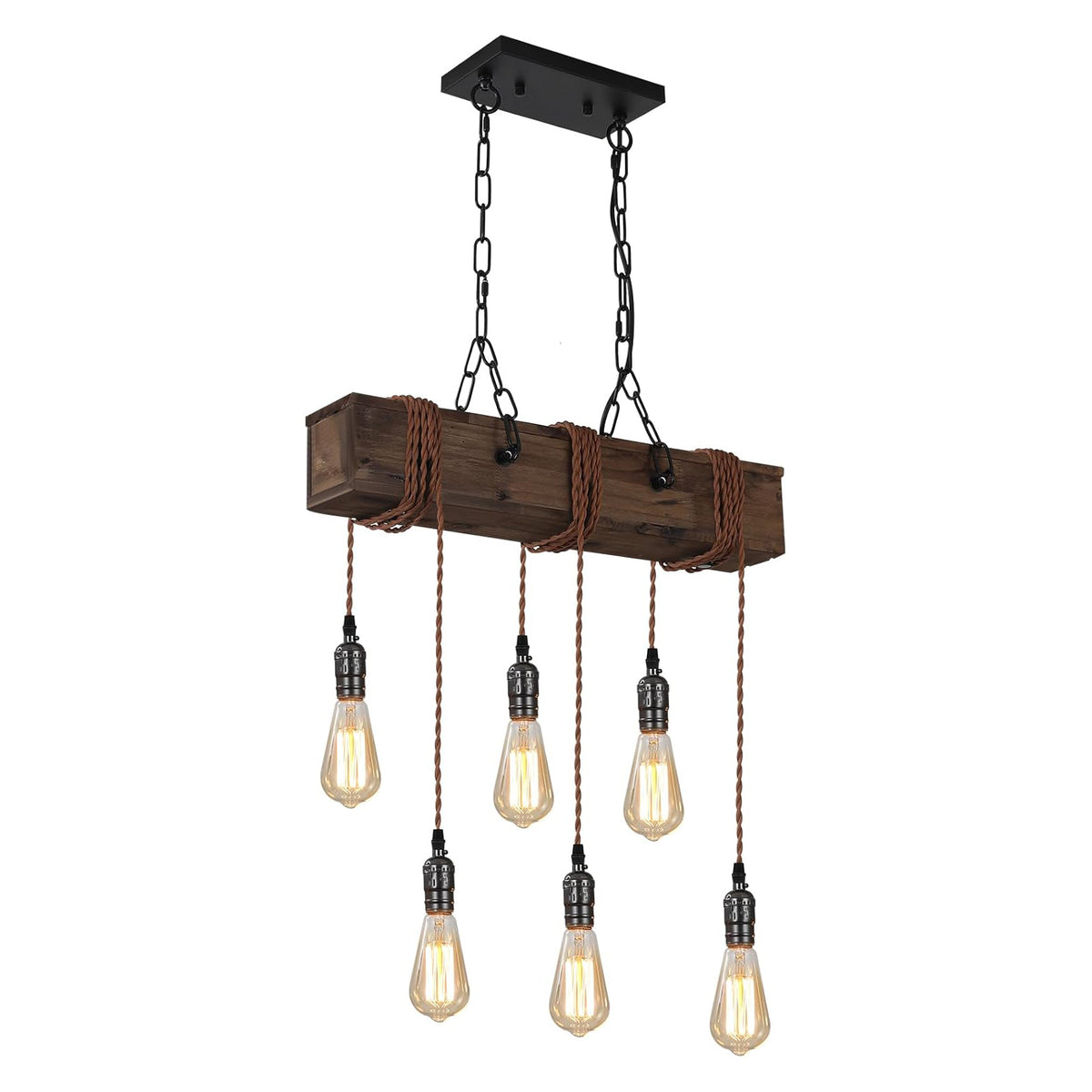 6-Lights Rustic Chandeliers