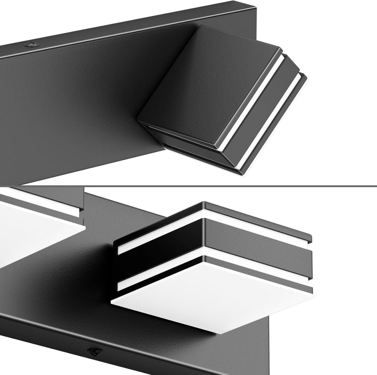 24&quot; LED 3-Light Dimmable Modern Bathroom Vanity Light Fixtures, 3CCT