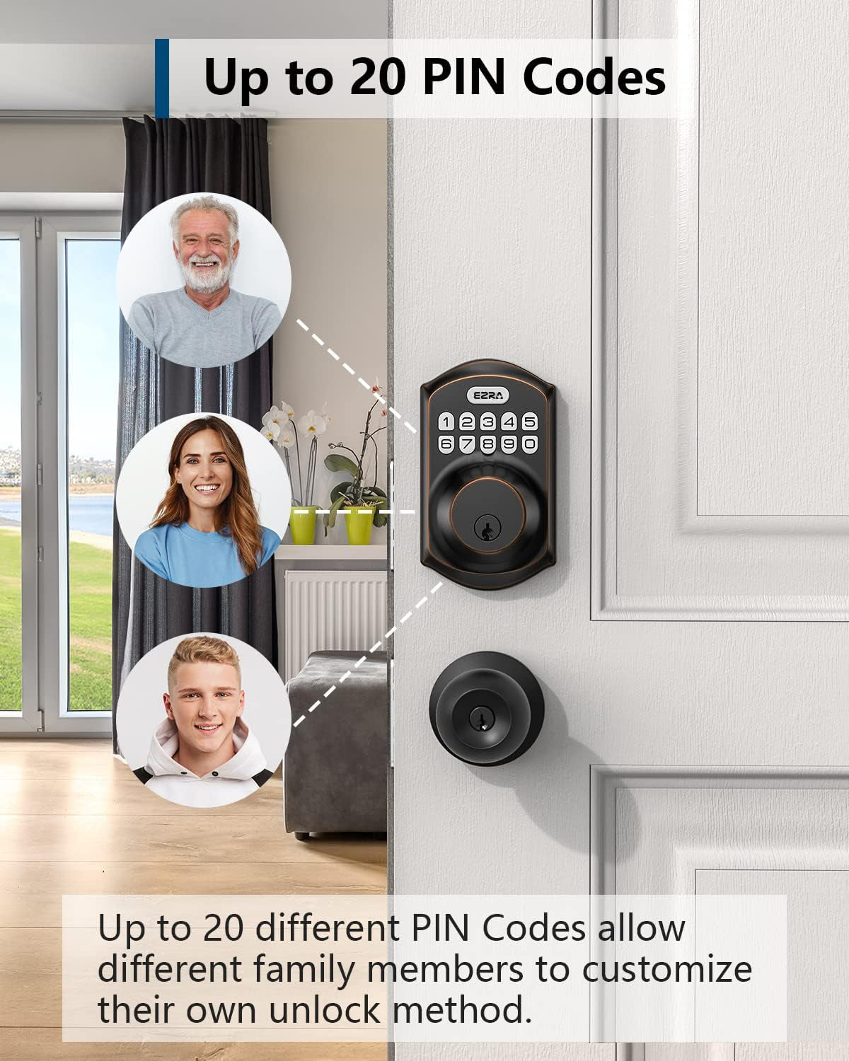 Keyless Entry Door Lock with Keypad