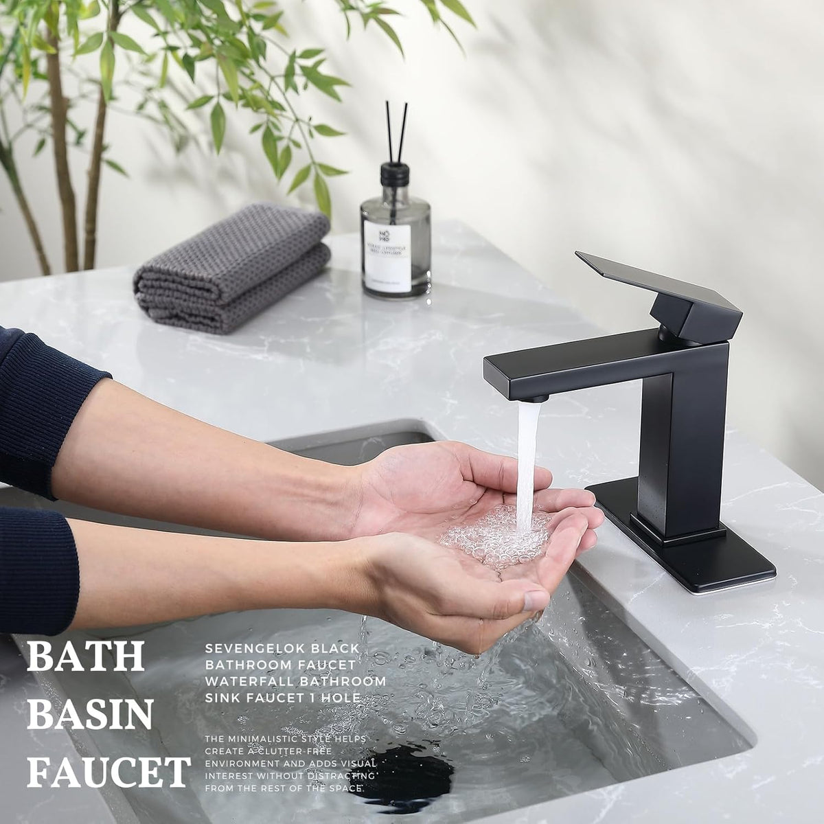 Single Handle Vessel Sink Faucet with Deckplate in Polished Chrome