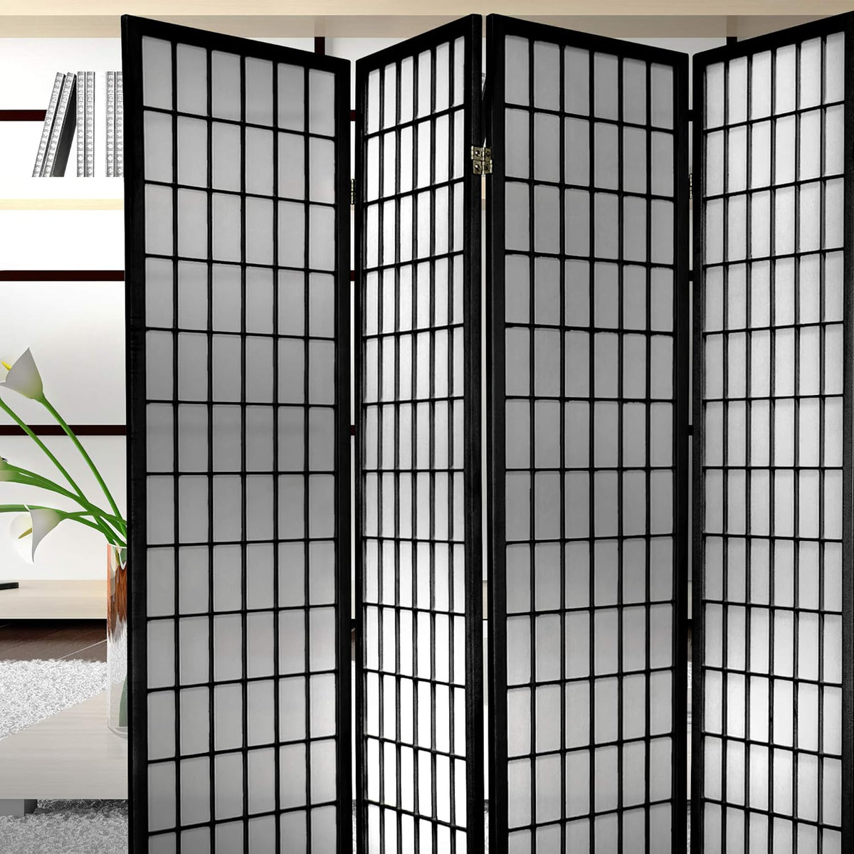 Classical Japanese Style 4 Panels Room Diver