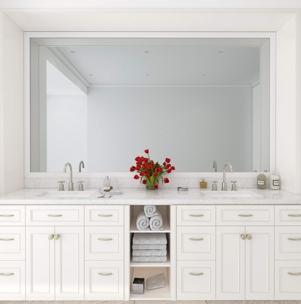 Prima 3 Double Handle Widespread Bathroom Faucet