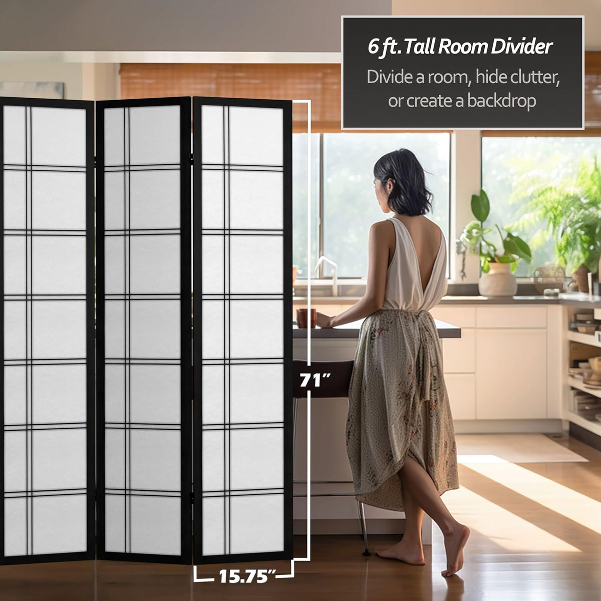 Artiss Japanese Style 4 Panels Room Diver