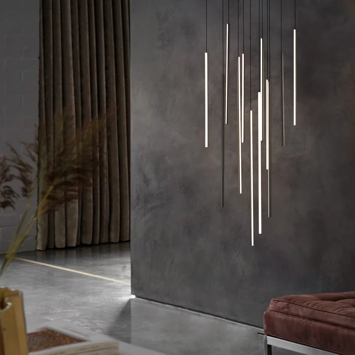 Modern 10-Light LED Multi Light Chandelier, 3 CCT