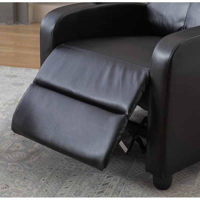 Recliner Sofa with Massage Function, Black