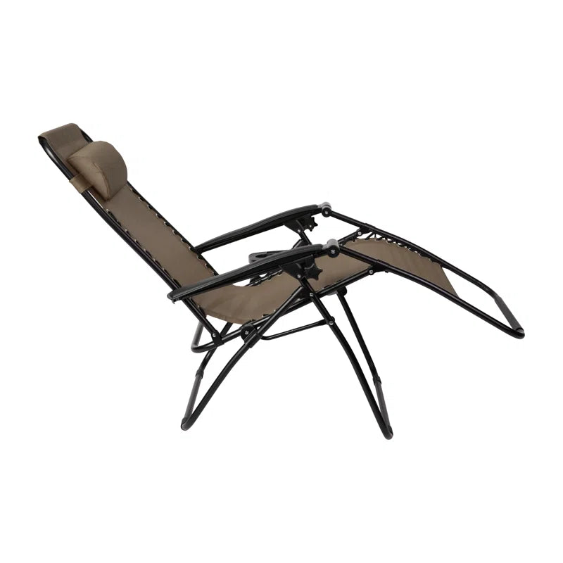 Zero Gravity Reclining Chair Set Of 2, Dark Brown