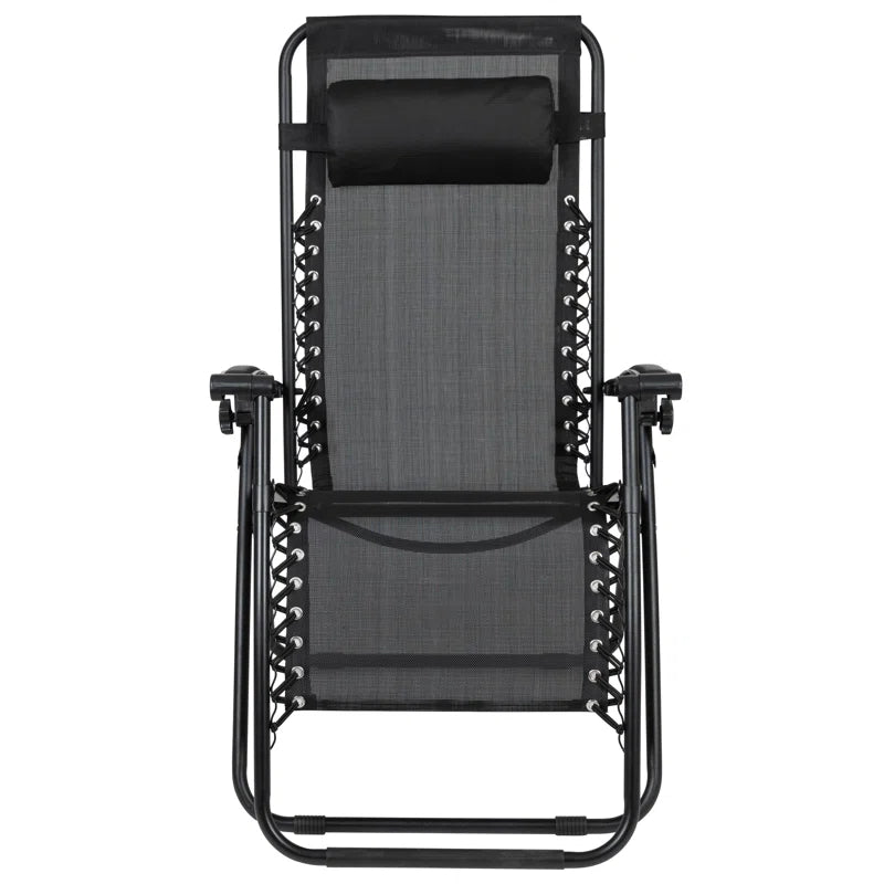 Zero Gravity Reclining Chair Set Of 2, Dark Brown