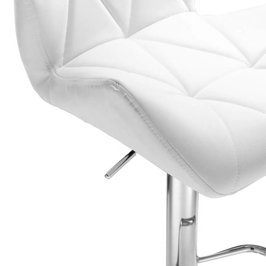 Romansa Counter Height Bar Stools, White