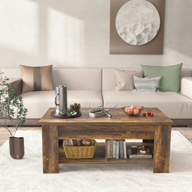 Lift Top Coffee Table, Brown