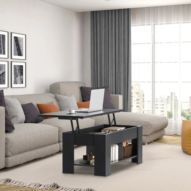 Lift Top Coffee Table, Black