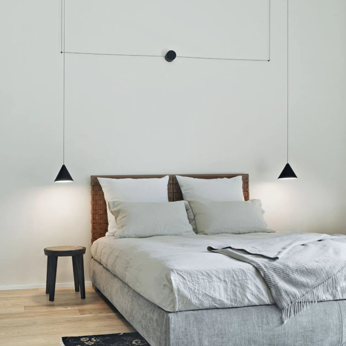 Black Cone Pendant Light