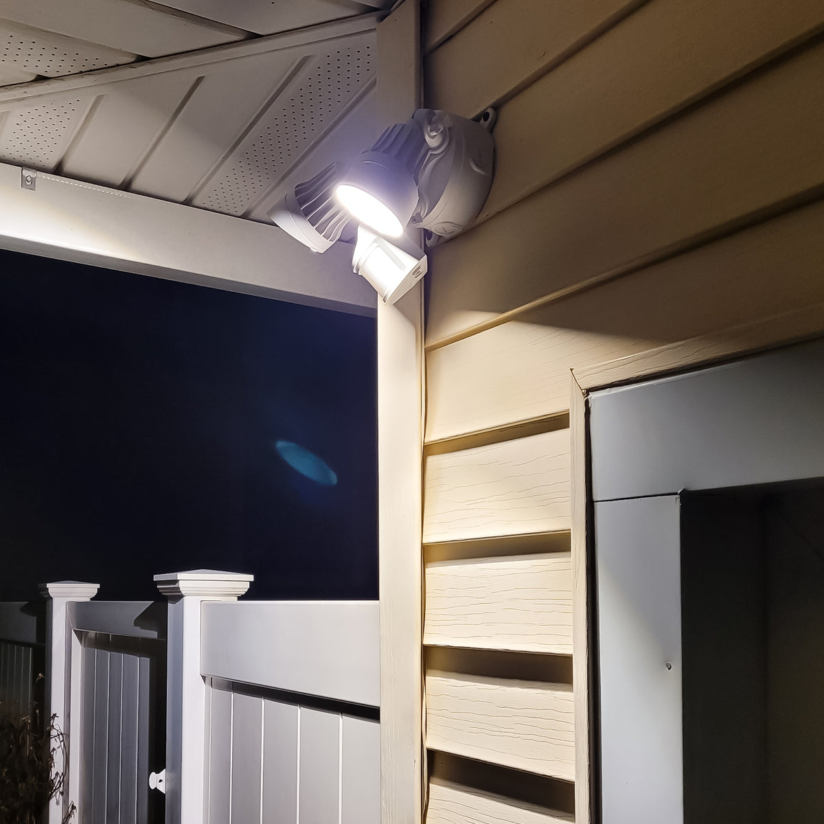 LED Outdoor Security Lights, Motion Sensor Flood Light, 20W 2000 Lumens, IP65 Waterproof, 5000K Daylight White, ETL Listed