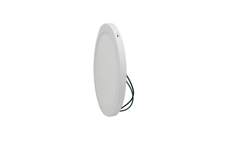 Matte White LED Flush Mount Disk Light