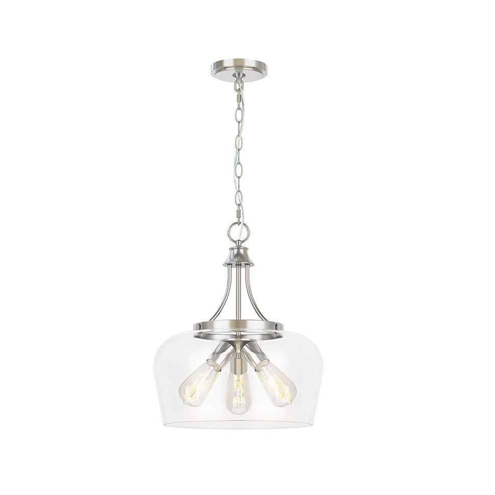 3 Light Shade Whosale Big Glass Lighting with lights Pendant EZRA Vintage Hanging -